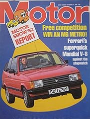 Motor magazine 1982 for sale  Delivered anywhere in UK
