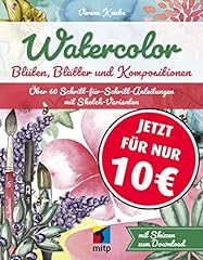 Watercolor blüten blätter gebraucht kaufen  Wird an jeden Ort in Deutschland
