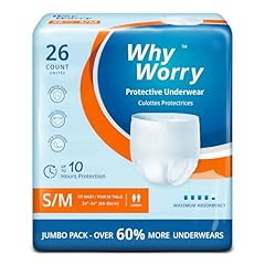 Whyworry incontinence pants for sale  Delivered anywhere in UK