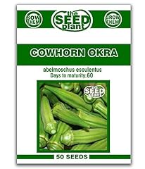 Cowhorn okra seeds for sale  Delivered anywhere in USA 