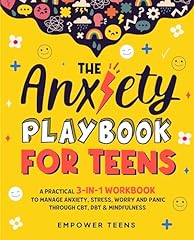 Anxiety playbook teens for sale  Delivered anywhere in USA 