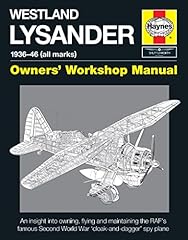 Westland lysander manual for sale  Delivered anywhere in UK