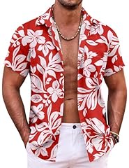 Coofandy hawaiian shirt for sale  Delivered anywhere in USA 