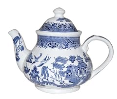 Blue willow teapot for sale  Delivered anywhere in UK