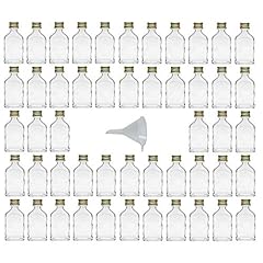 Viva Haushaltswaren – 50 – Mini Bottiglie di Vetro 20 ml con Tappo a Vite con Imbuto del Diametro di 5 cm, usato usato  Spedito ovunque in Italia 