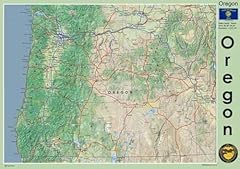 Oregon state map for sale  Delivered anywhere in USA 