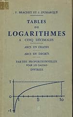 Tables logarithmes decimales d'occasion  Livré partout en France