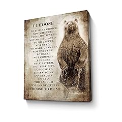 Motivational bear canvas for sale  Delivered anywhere in USA 