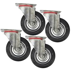 Rubber swivel castor for sale  Delivered anywhere in UK