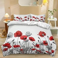 Duvet cover red for sale  Delivered anywhere in UK