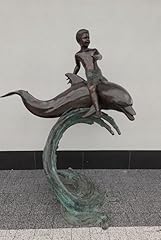 Baby dolphin bronze for sale  Delivered anywhere in UK