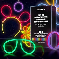 Vivaloo braccialetti luminosi usato  Spedito ovunque in Italia 