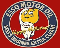 Targa metallo esso usato  Spedito ovunque in Italia 