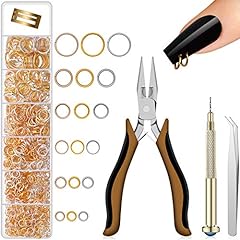 1014 Pieces Nail Dangle Charm Piercing Tool Hand Drill, for sale  Delivered anywhere in UK
