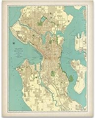 1920 seattle map for sale  Delivered anywhere in USA 