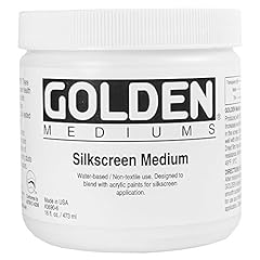 Golden acrylic silkscreen for sale  Delivered anywhere in USA 