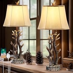 Antler lamps set for sale  Delivered anywhere in USA 