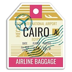 Cairo egitto adesivi usato  Spedito ovunque in Italia 