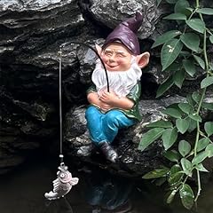 Garden gnome fishing for sale  Delivered anywhere in USA 