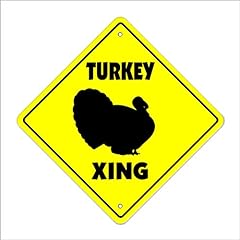 Turkey crossing sign for sale  Delivered anywhere in USA 