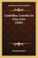 Cendrillon comedie actes d'occasion  Livré partout en France
