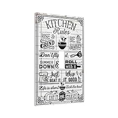 Rustic kitchen rules for sale  Delivered anywhere in USA 