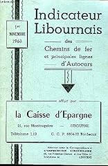 Indicateur libournais chemins d'occasion  Livré partout en France