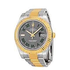Used, Rolex Datejust II 41mm Grey Roman Dial Gold Bazel Men's for sale  Delivered anywhere in USA 