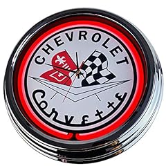 Neon clock corvette usato  Spedito ovunque in Italia 
