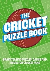 Cricket puzzle book for sale  Delivered anywhere in UK