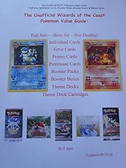 The Unofficial Wizards of the Coast Pokemon Card Value for sale  Delivered anywhere in Canada