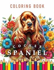 Cocker spaniel coloring for sale  Delivered anywhere in USA 