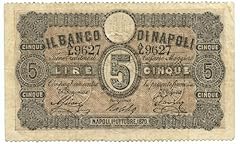 Cartamoneta.com lire banco usato  Spedito ovunque in Italia 