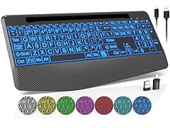 Wireless keyboard colored for sale  Delivered anywhere in USA 