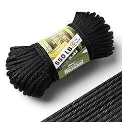 Paracord 550 black for sale  Delivered anywhere in USA 