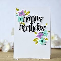 Birthday die cutting for sale  Delivered anywhere in UK