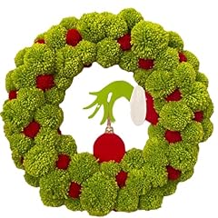Green pom pom for sale  Delivered anywhere in UK