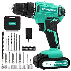 COMOWARE 20V Cordless Drill, Electric Power Drill Set for sale  Delivered anywhere in USA 
