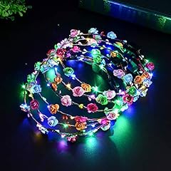 Led flower crowns for sale  Delivered anywhere in UK