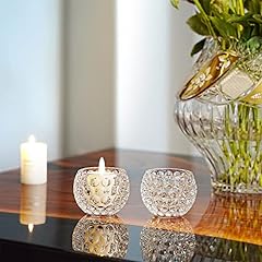 Set crystal tealight for sale  Delivered anywhere in USA 