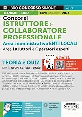 Concorsi istruttore collaborat usato  Spedito ovunque in Italia 