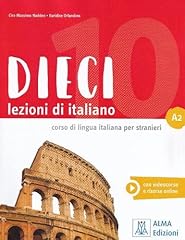 Dieci. lezioni italiano. usato  Spedito ovunque in Italia 