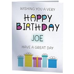 Happy birthday joe for sale  Delivered anywhere in UK