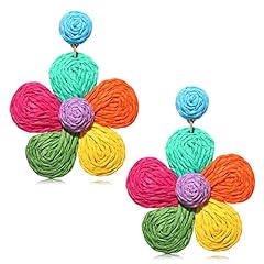 Vogueknock rattan earrings for sale  Delivered anywhere in USA 