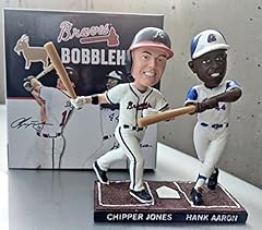 Used, Hank Aaron Chipper Jones 2021 Bobblehead SGA for sale  Delivered anywhere in USA 