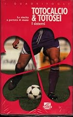 Totocalcio totosei. sistemi usato  Spedito ovunque in Italia 