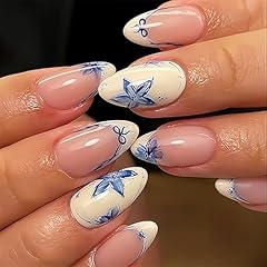 24pcs blue flower for sale  Delivered anywhere in USA 
