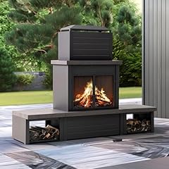 Sunjoy outdoor fireplace for sale  Delivered anywhere in USA 