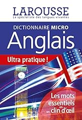 Larousse micro anglais d'occasion  Livré partout en France