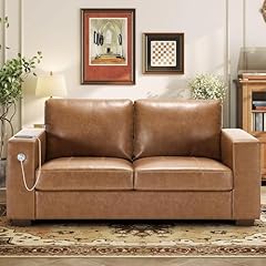 Faux leather sofa for sale  Delivered anywhere in USA 